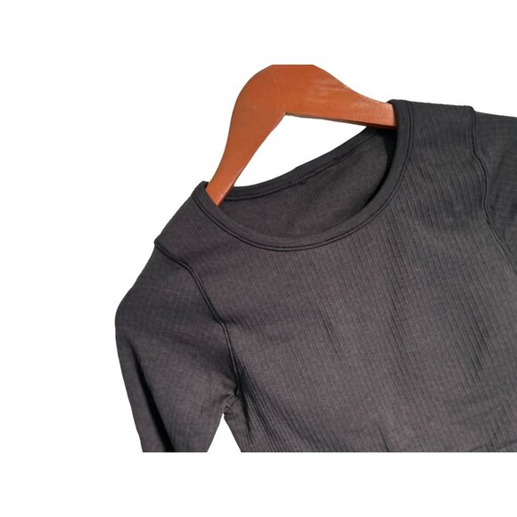 Lululemon Cropped Top with Under Bra Brown Size XSmall - Picture 6 of 9